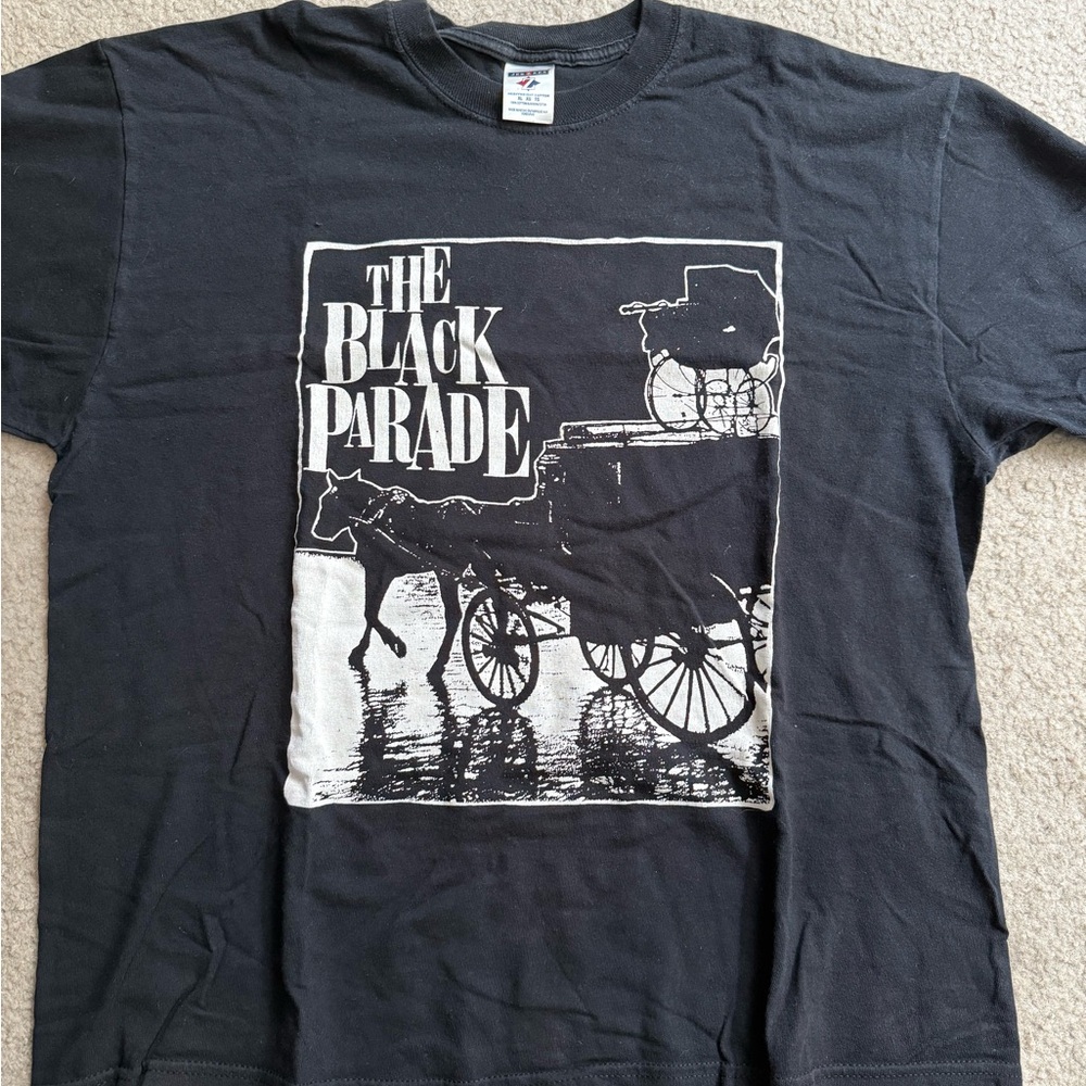 MCR The Black Parade XL Horse Drawn Hearse Carriage Tee, Original, Vintage,